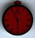 Red Clock D56 Pin